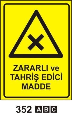 Zararlı ve Tahriş Edici Madde