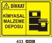 Dikkat Kimyasal Malzeme Deposu