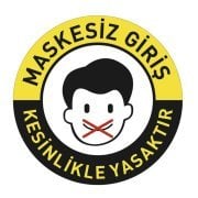 Maskesiz Giriş Kesinlikle Yasaktır