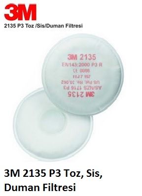 3M 2135 P3 Filtre (1 Çift/Takım)