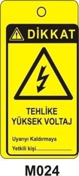 Tehlikeli Yüksek Voltaj
