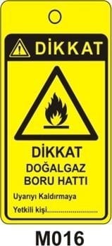 Dikkat Doğalgaz Boru Hattı