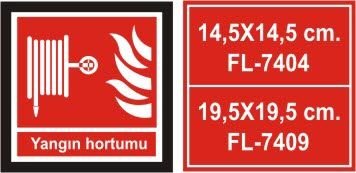 Yangın Hortumu Levhası Fotolümen