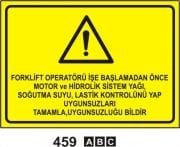 Forklift Operatörü İşe Başlamadan Önce