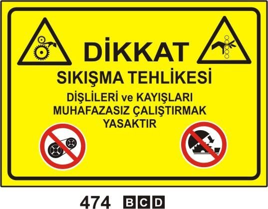 Dikkat Sıkışma Tehlikesi