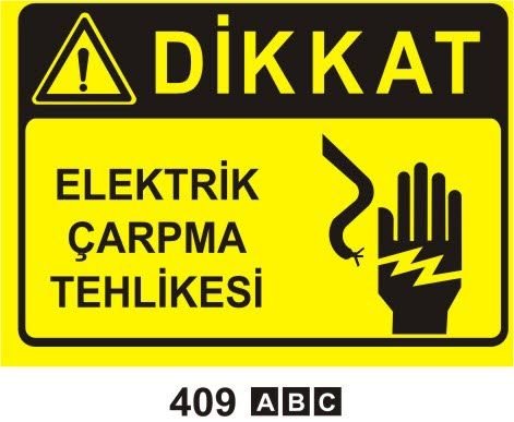 Dikkat Elektrik Çarpma Tehlikesi