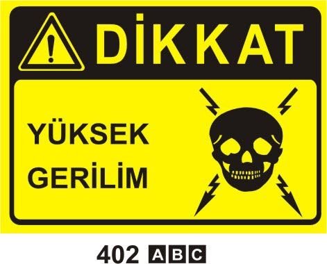 Dikkat Yüksek Gerilim