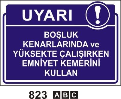 Boşluk Kenarlarında ve Yüksekte Çalışırken Eminiyet Kemerini Kullan