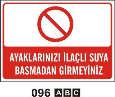 Ayaklarınızı İlaçlı Suya Basmadan Girmeyiniz