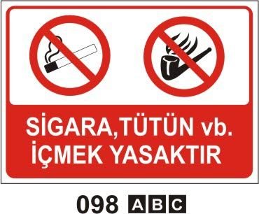 Sigara,Tütün vb.İçmek Yasaktır