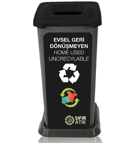 70 LT Sıfır Atık Projesi Atık Evsel Kutusu