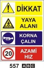 Dikkat Yaya Alan Azami Hız 20 Km