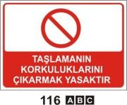 Taşlamanın Korkuluklarını Çıkarmak Yasaktır