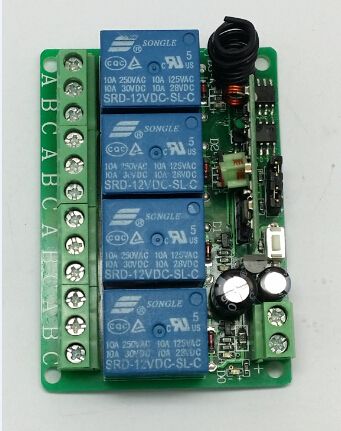 4 ROLE  433MHZ  ALICI DEVRE