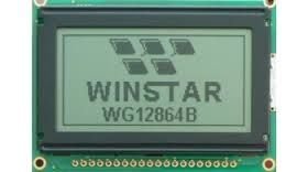 WG12864B-TYH-V0N  -128X64 LCD ,YESIL