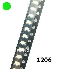 1206 TYPE SMD LED- KIRMIZI, YEŞIL, SARI, MAVI, TURUNCU, BEYAZ