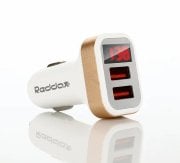 Reddax Çift Usb Led Ekran Araç Şarj Aleti 2.4A