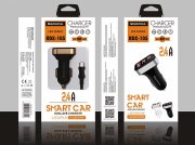 Reddax Çift Usb Led Ekran Araç Şarj Aleti 2.4A