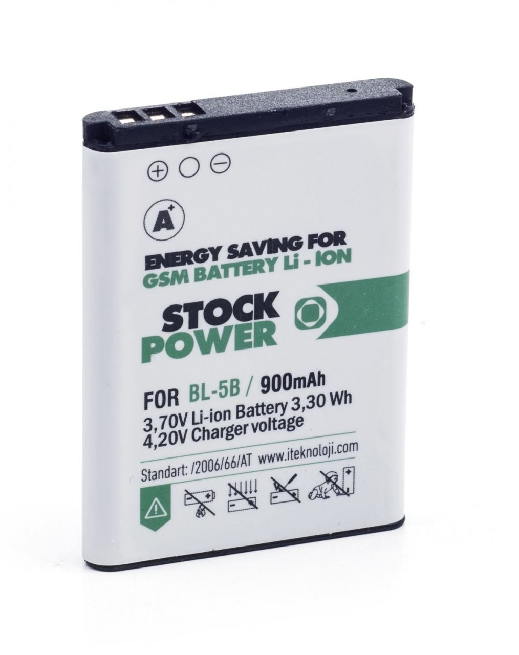 Stock Power Nokia BL 5B - 5140 (900 mAh) Batarya