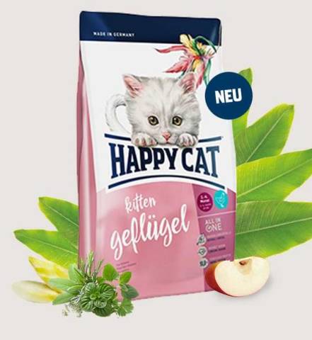 HAPPY CAT KITTEN GEFLUGEL 4 Kg