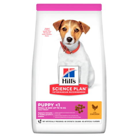 Hill's Science Plan Dog Puppy Small & Miniature Chicken 1,5 Kg