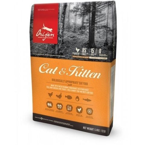 Orijen Cat Kitten Tahılsız Yavru ve Yetişkin Kedi Maması 1,8 Kg