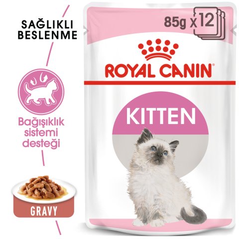 Royal Canin Kitten Instinctive Gravy 85 Gr 12 li Paket