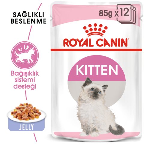 Royal Canin Kitten Instinctive Jelly 85 Gr 12 li Paket
