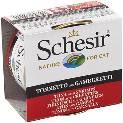 Schesir Ton Balıklı Karidesli Jöleli Kedi Konservesi 85 Gr