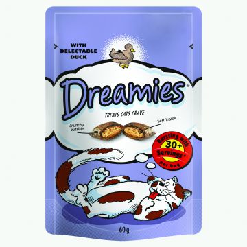 Dreamies Ördekli Kedi Ödülü 60 Gr