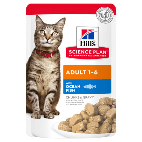 HILL'S SCIENCE PLAN Adult Cat Food with Ocean Fish 85 Gr