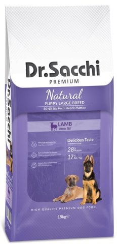 Dr. Sacchi Puppy Large Lamb Büyük Irk Yavru Köpek Maması 15kg