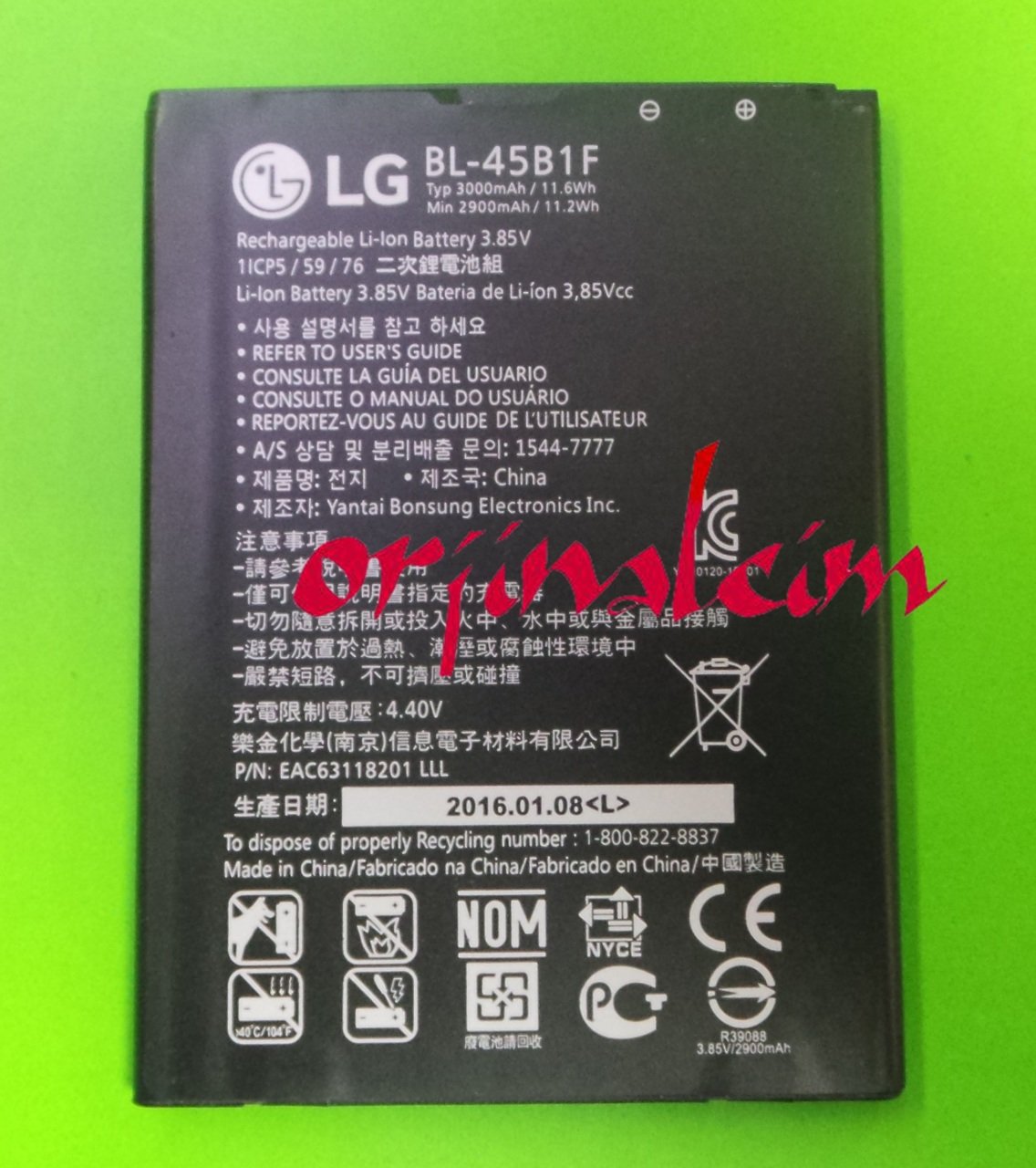 LG V10 Batarya