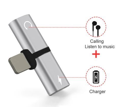 iPhone Şarj ve Kulaklık Aynı Anda Kullanma Aparatı