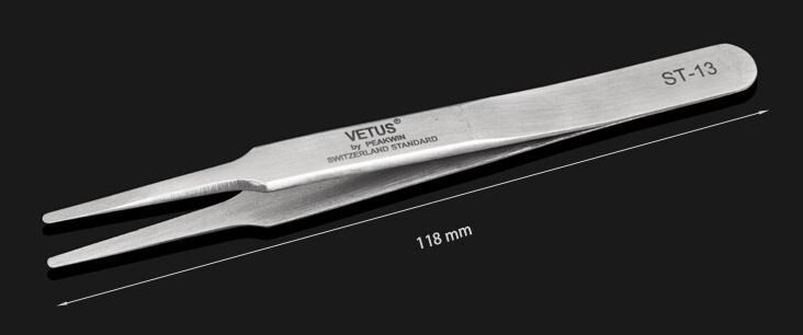 VETUS ST-13 Cımbız Anti-Statik Paslanmaz Çelik