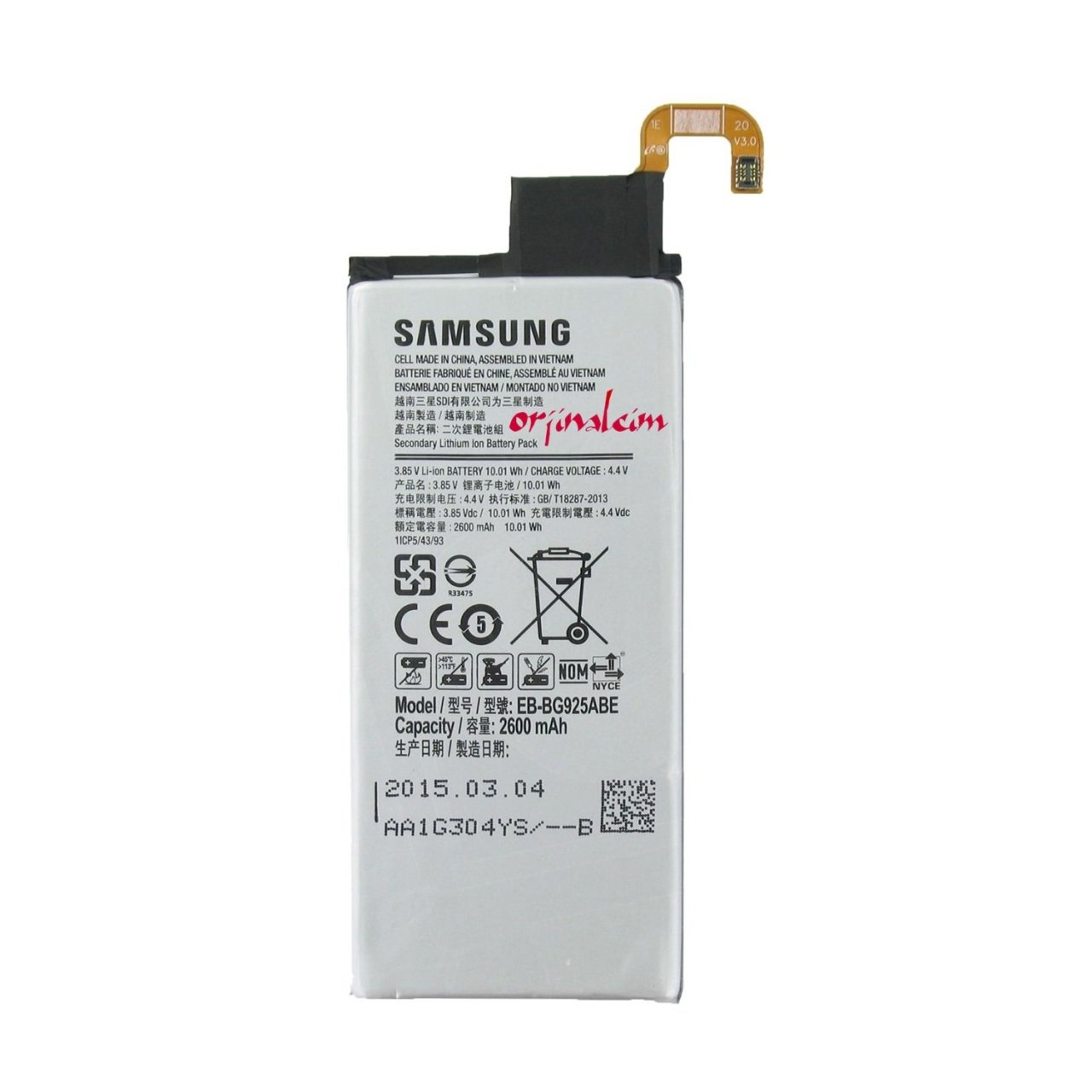 Samsung Galaxy S6 Edge G925 Batarya