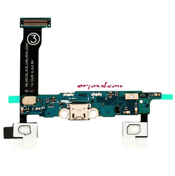 Samsung Galay Note 4 Edge USB Şarj Soket ve Tuş Bordu