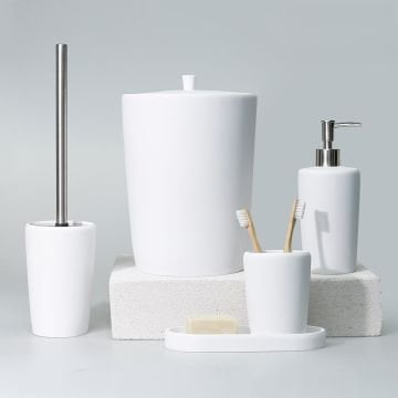 Conical Banyo Seti Beyaz