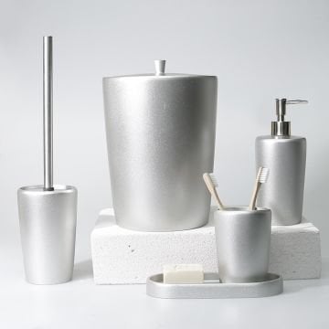Conical Banyo Seti Gümüş