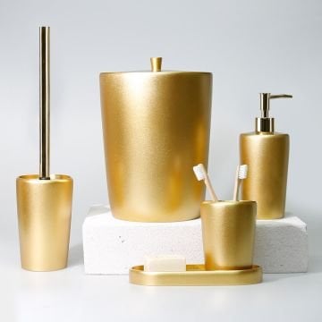 Conical Banyo Seti Altın