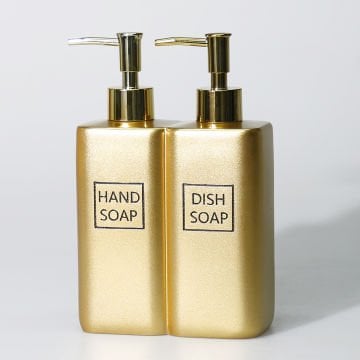 Twins İkili Sıvı Sabunluk Altın