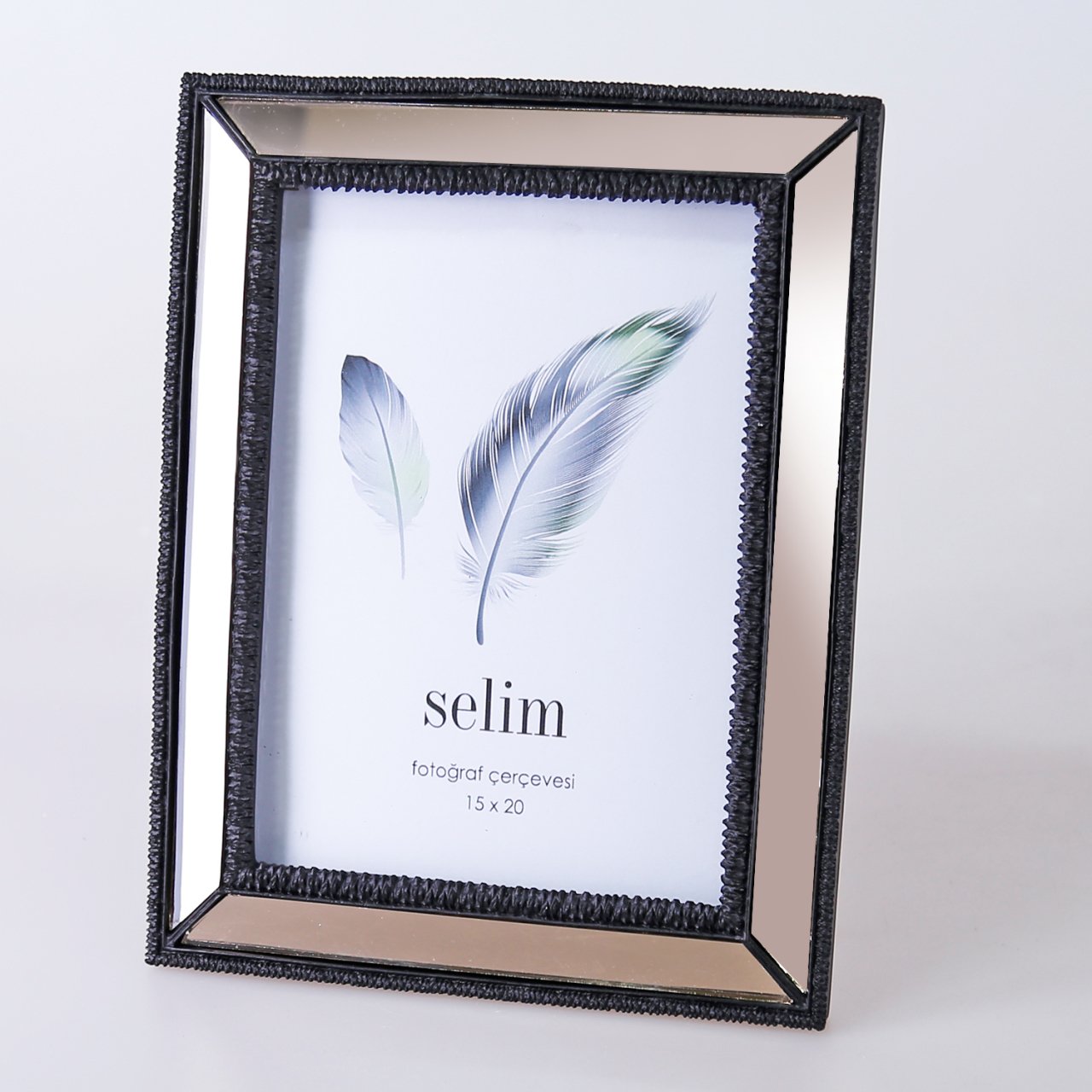 15x20 Elsira Aynalı Çerçeve Siyah