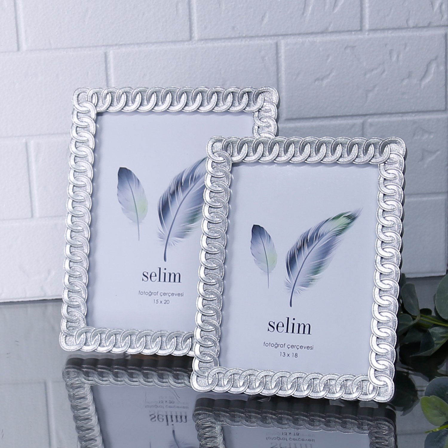 15x20 Ring Çerçeve Gümüş