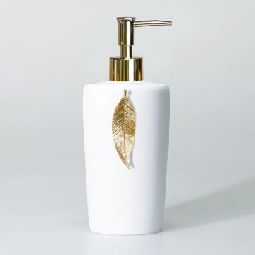Leaf Sıvı Sabunluk Beyaz Altın