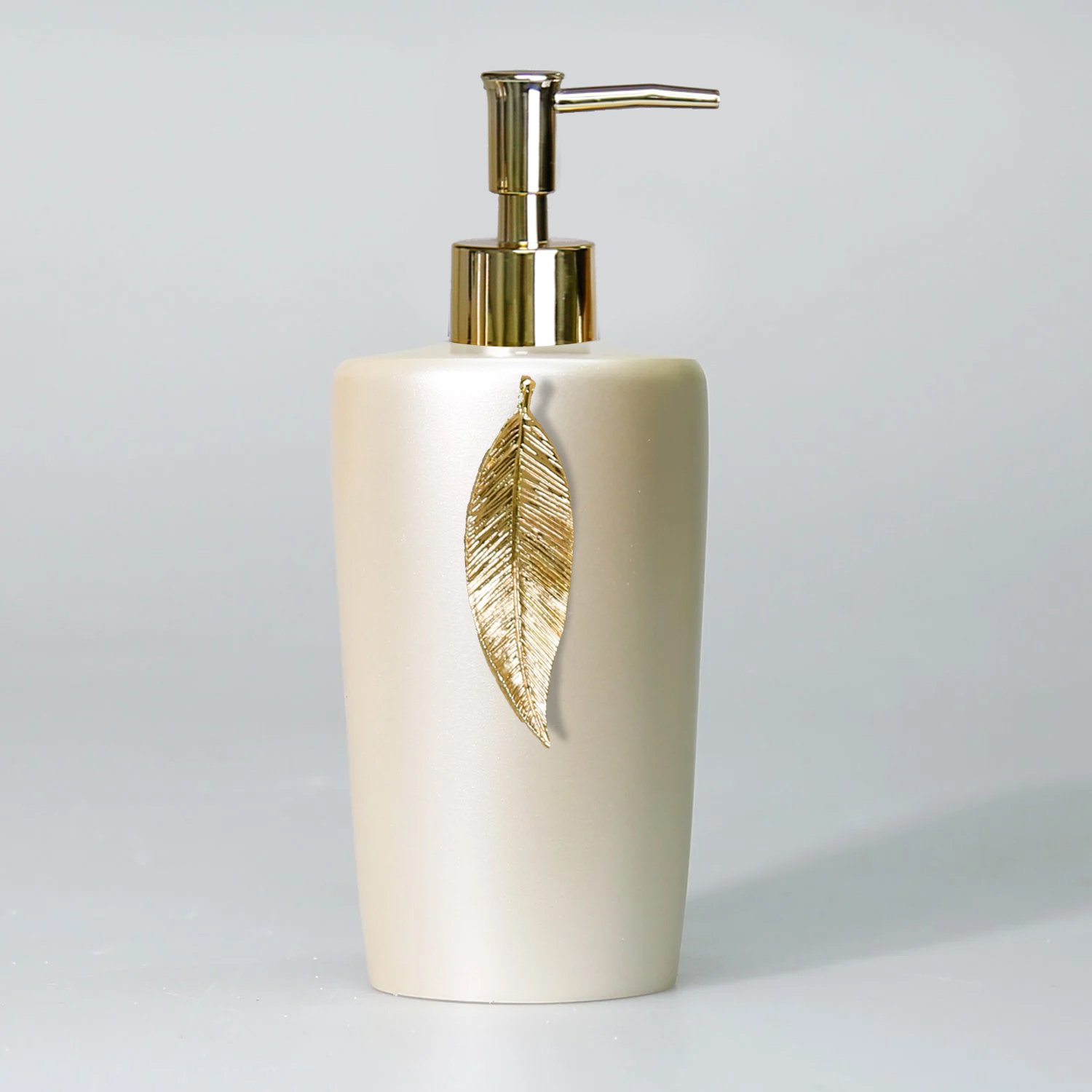 Leaf Toothbrush Holder Pearl Gold