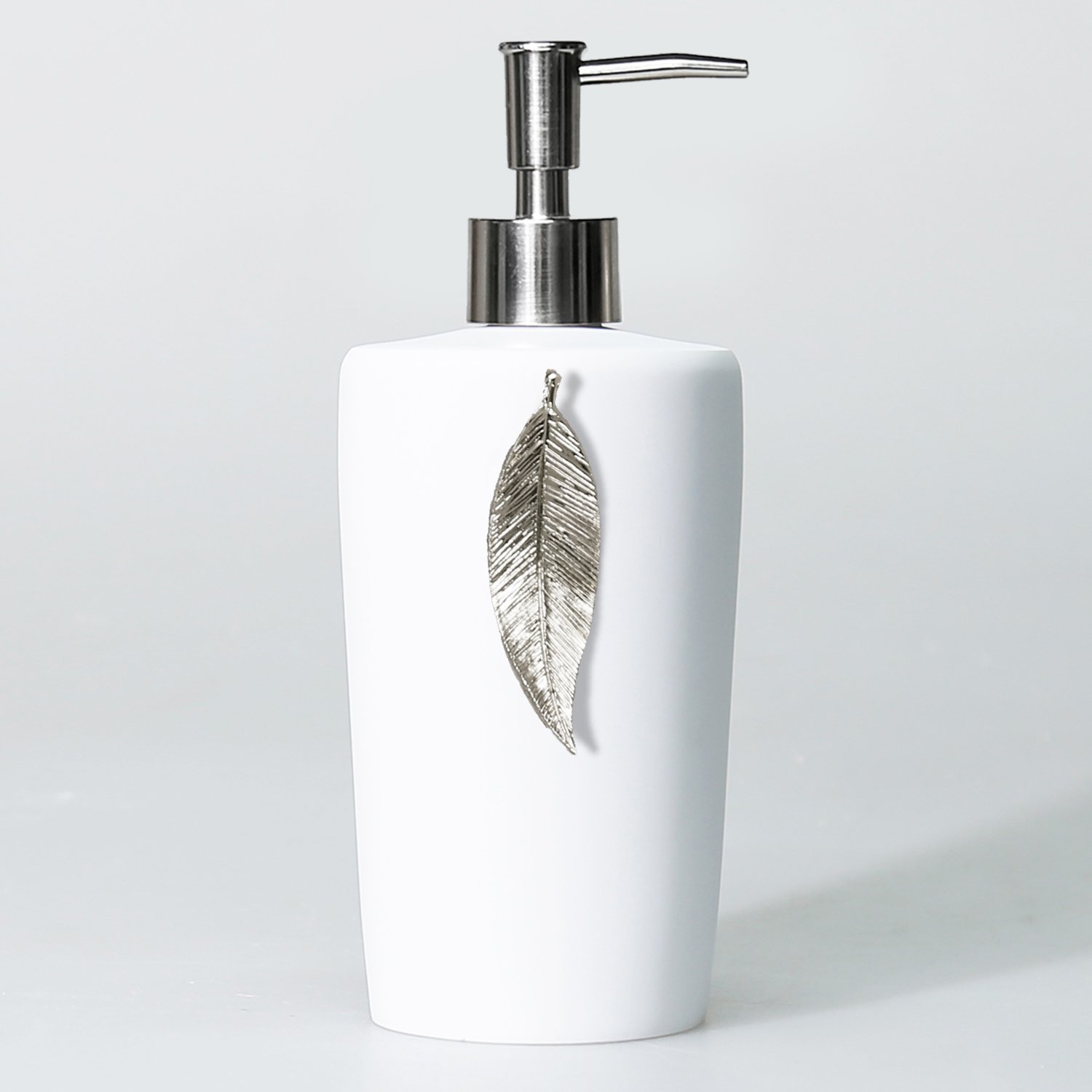 Leaf Diş Fırçalık Beyaz Gümüş