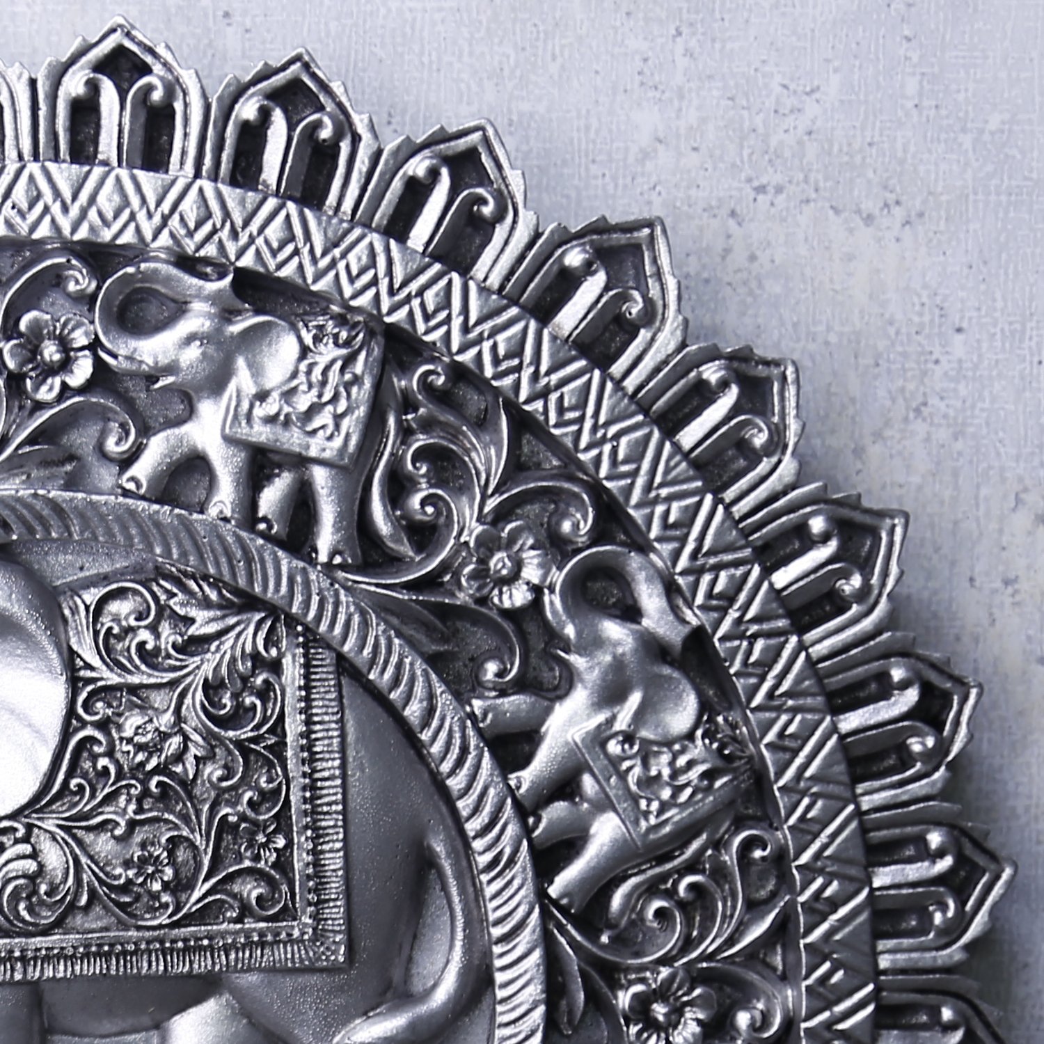 Elephant Duvar Aksesuarı Gümüş