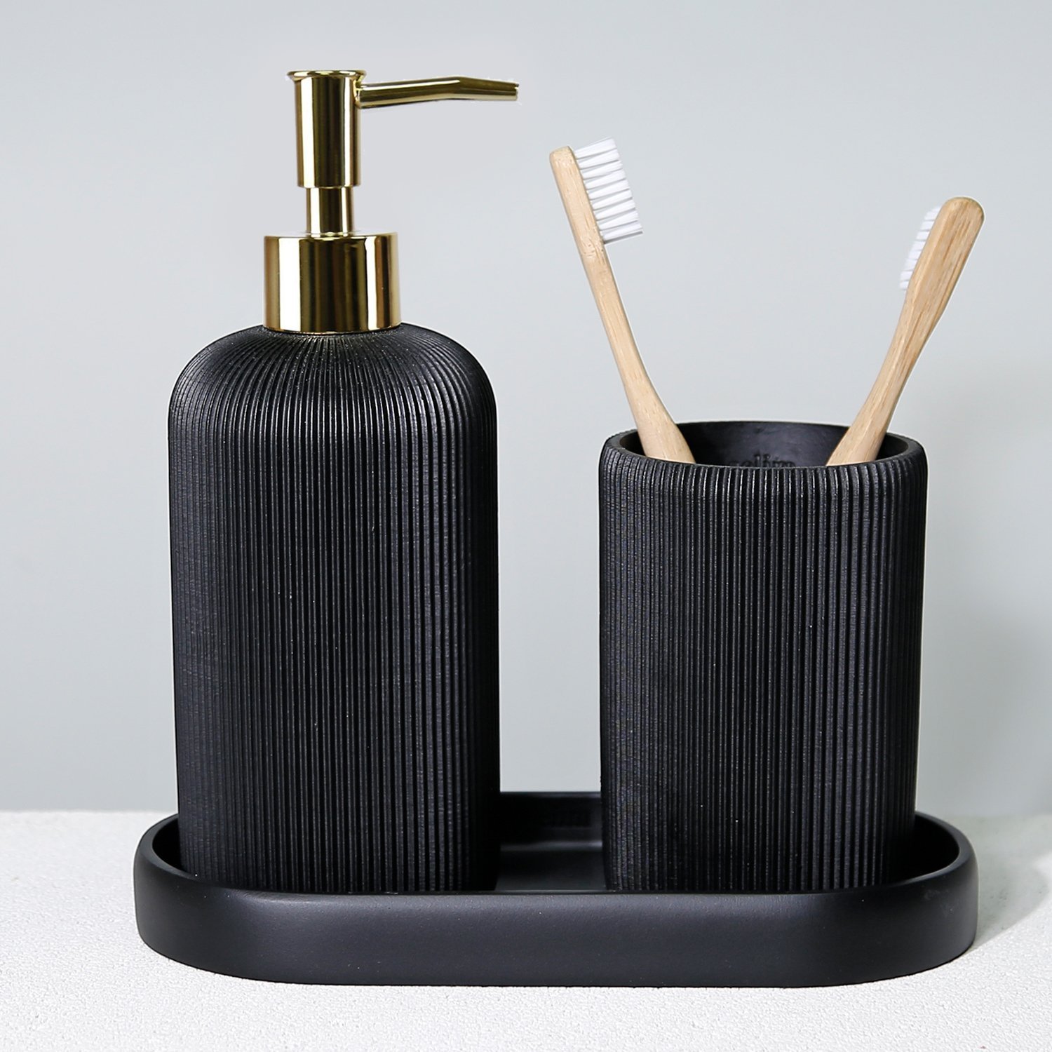 Lydia Liquid Soap Dispenser Black
