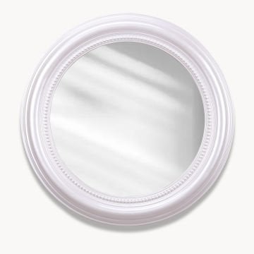 Round Yuvarlak Ayna İnci