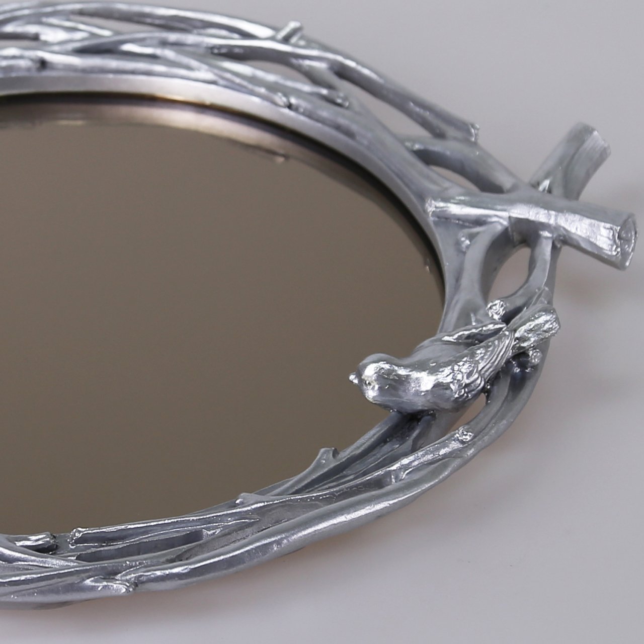 Mavera Mirrored Tray Silver